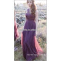 Un hombro o fuera del hombro dulce púrpura romántica vestido de dama de honor 2016